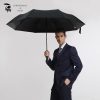 KORTENBACH RAUH Automatic Open & Close Folding Umbrella with Waterproof Sleeve, Large Size, Unisex, Reinforced & Thickened, Sturdy Windproof